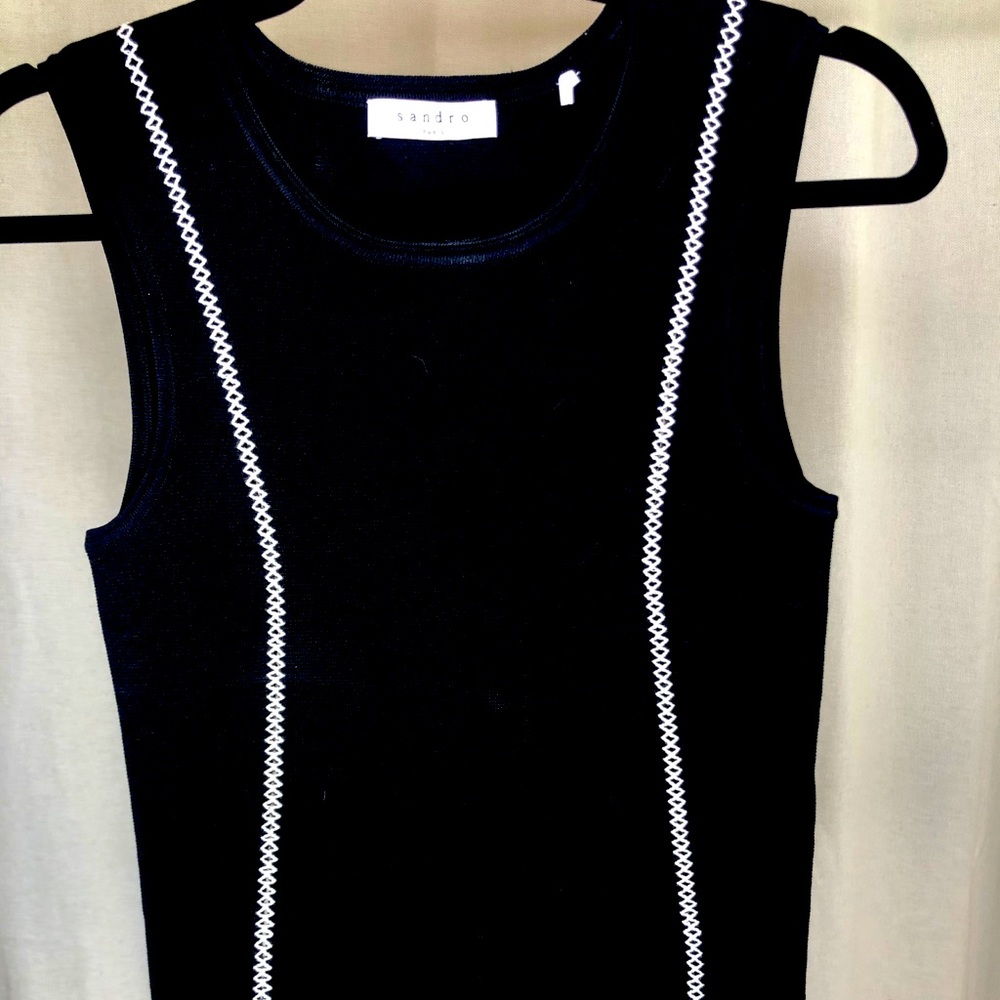 Sandro Bodycon Knit Top
